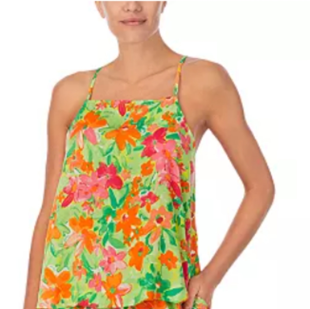 NWT SANCTUARY FLORAL SATIN CAMISOLE SIZE M - Picture 1 of 10